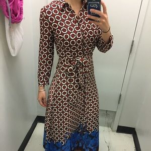 Amazing pattern dress perfect for brunch